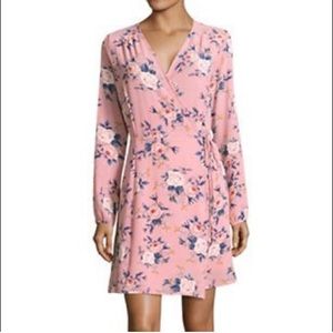 Design Lab Floral Wrap Dress